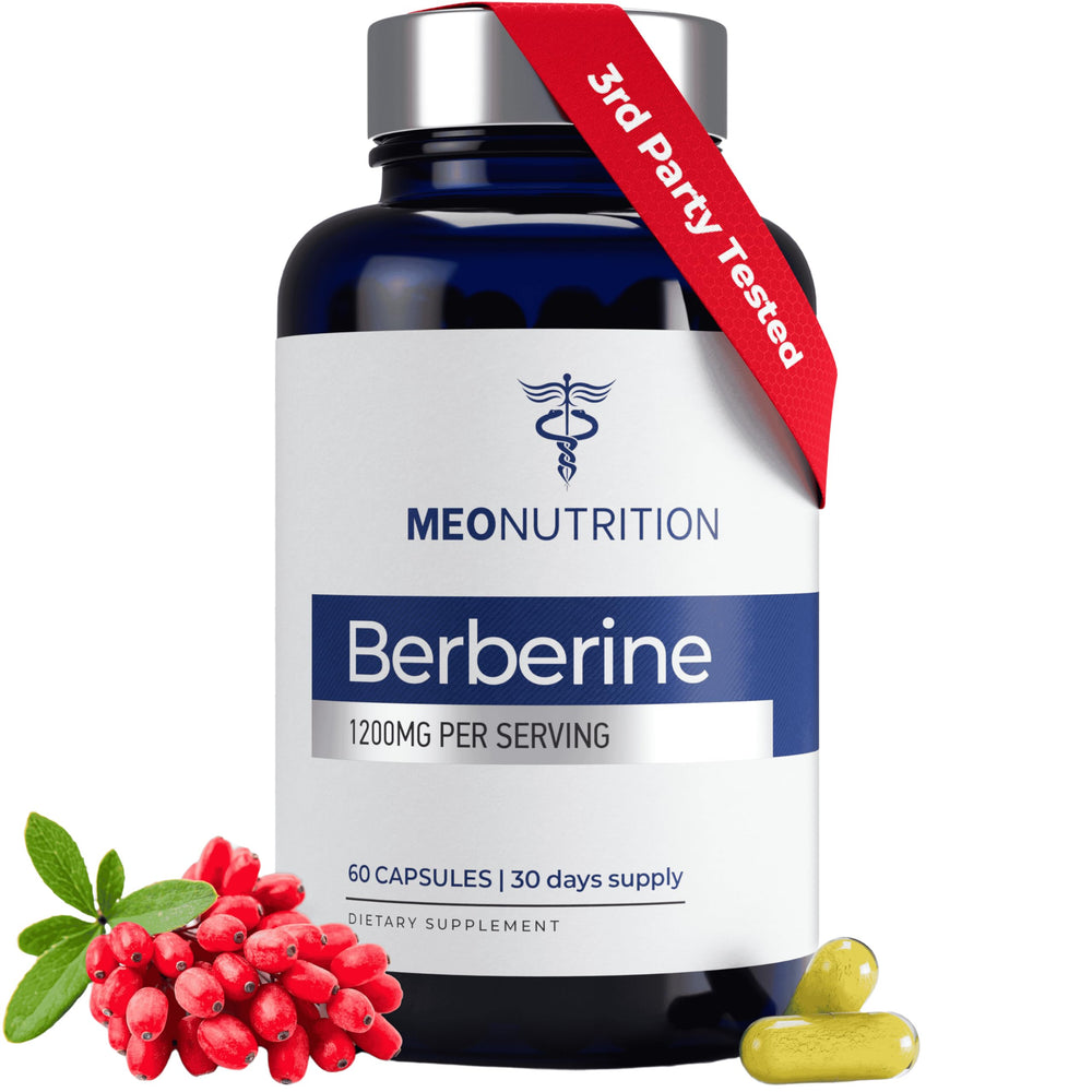 Meo Nutrition Berberine bottle for daily wellness support
