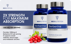 Meo Nutrition Berberine third-party lab test certificate highlighting quality