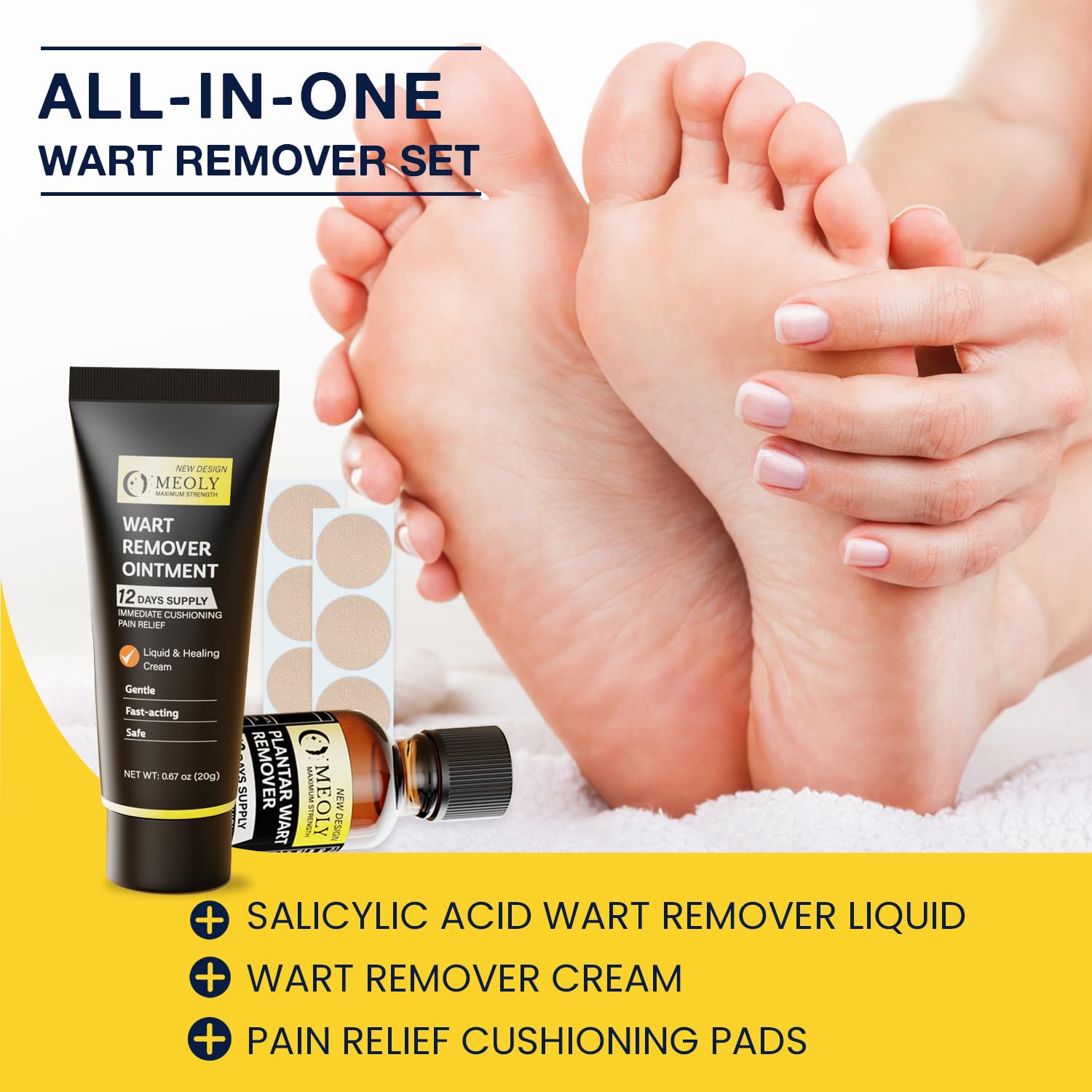MEOLY pad texture closeup highlighting soft cushioning
