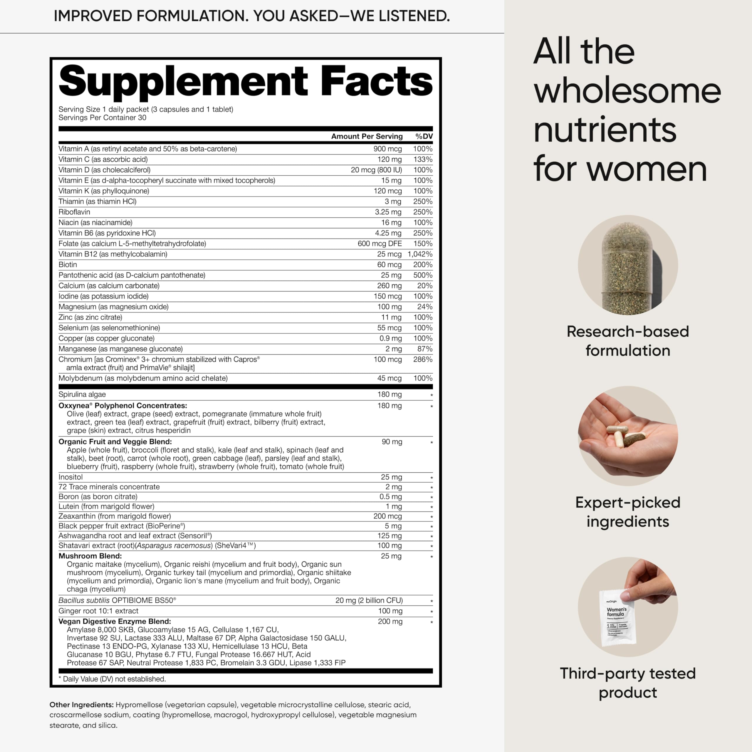 meOrigin app reminder helps you stay on track with daily vitamin routine.