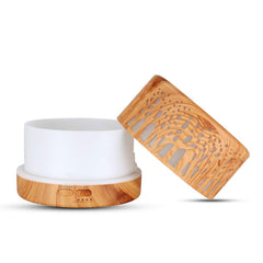 Messentials Wild Essentials 7-color LED night light enhances ambiance while diffusing.