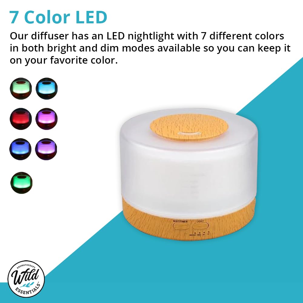 mEssentials Wild Essentials diffuser remote control offers convenient operation.