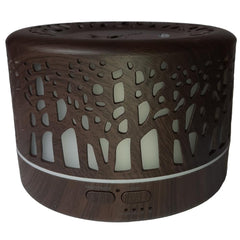 mEssentials Wild Essentials 700ml diffuser with wood finish for room-wide aroma.
