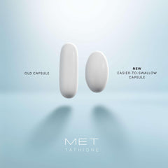 Met Tathione on a clean surface suggesting daily wellness routine.