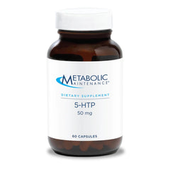 Metabolic Maintenance 5-HTP bottle front for sleep support and mood balance.