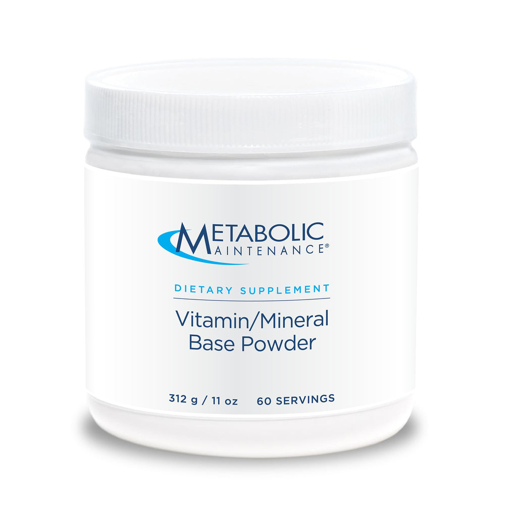 Metabolic Maintenance base powder bottle ready for daily nutrition routine.