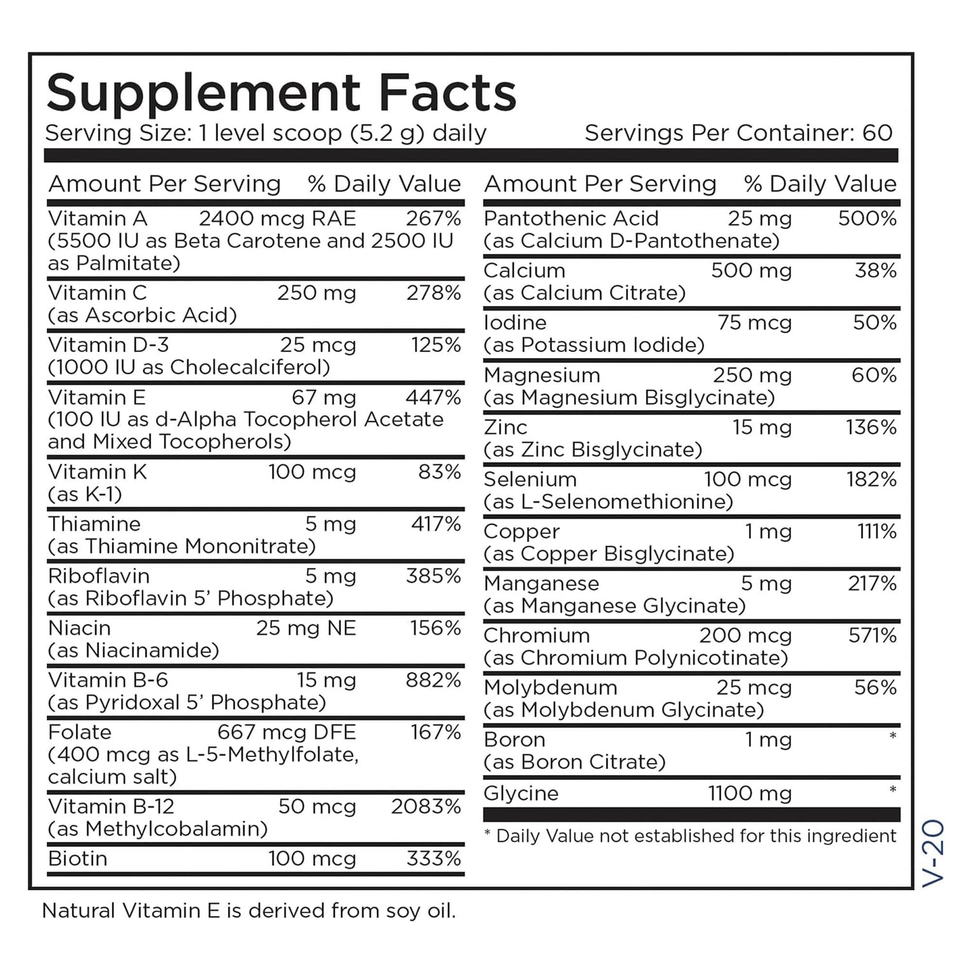 Metabolic Maintenance base powder works with juices or smoothies for easy supplementation.
