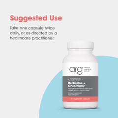 Metabolic Maintenance Berberine and Chromium bottle on table ready for routine.