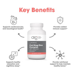 Metabolic Maintenance Cal Mag Zinc D3 dosage scoop illustrating daily serving amount