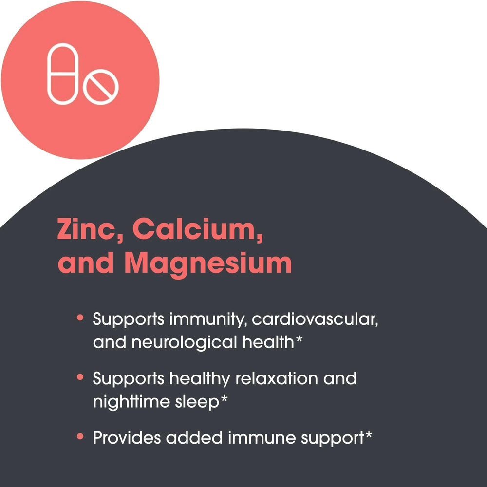Metabolic Maintenance Cal Mag Zinc D3 packaging on countertop for convenient daily use