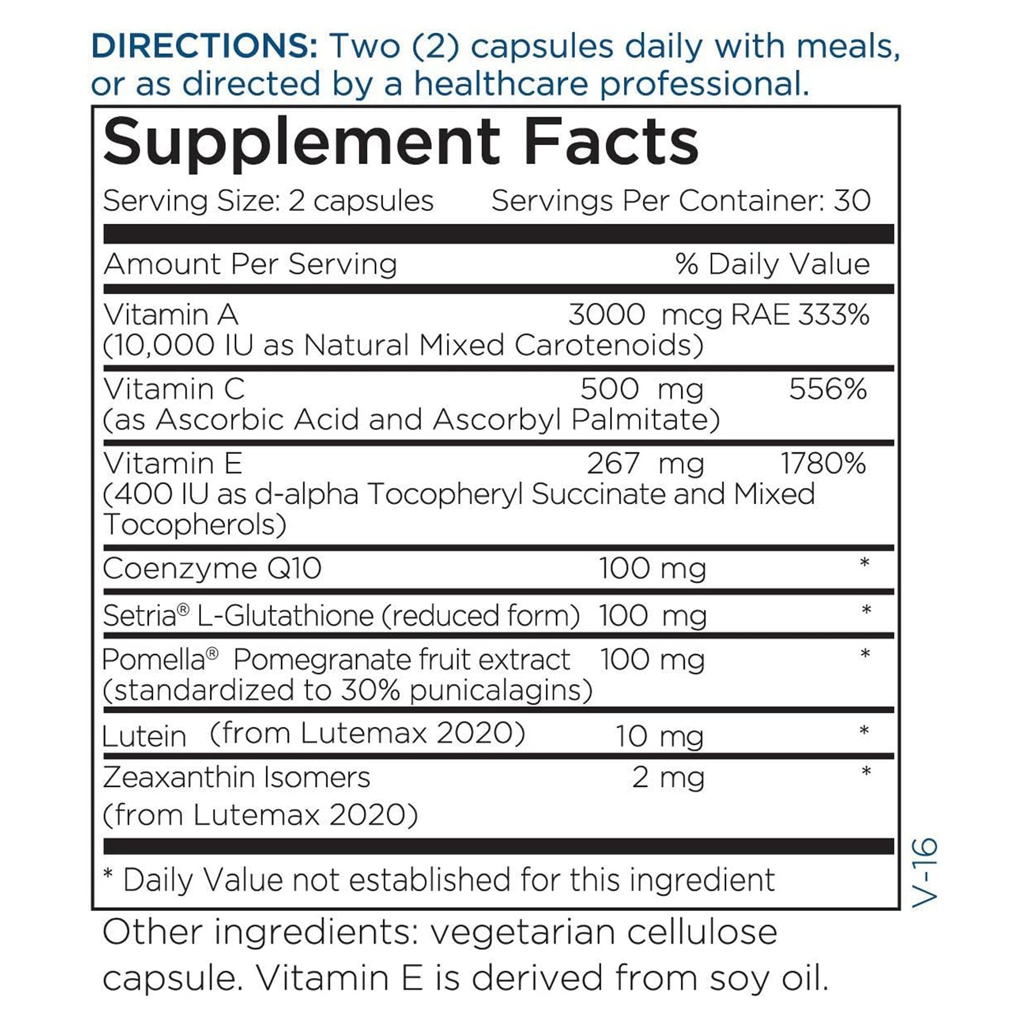 Metabolic Maintenance Deluxe Scavengers eye health focus with lutein and zeaxanthin imagery