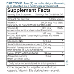 Metabolic Maintenance Deluxe Scavengers eye health focus with lutein and zeaxanthin imagery