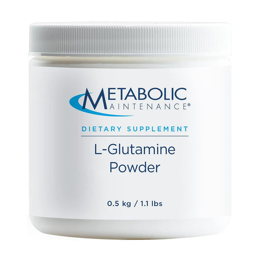 Metabolic Maintenance L-Glutamine powder in bottle for gut and muscle support daily use