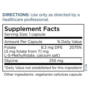 Metabolic Maintenance L-Methylfolate capsules arranged for easy daily use.