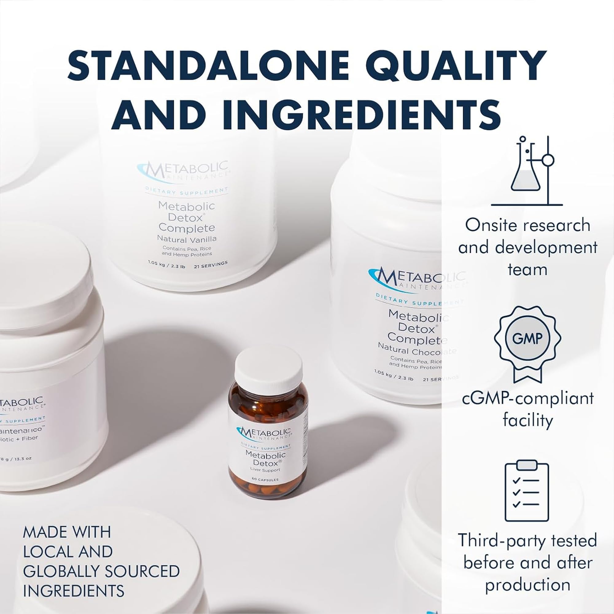 Metabolic Maintenance Rebuild daily dosing pack showing easy routine