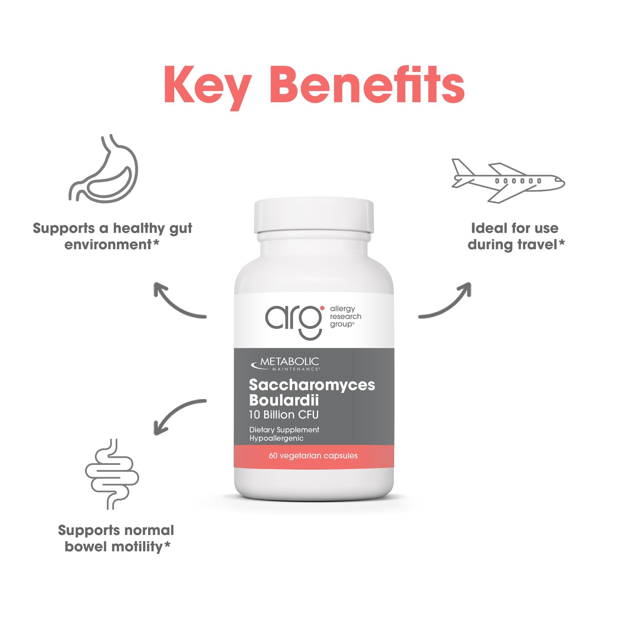 Metabolic Maintenance Saccharomyces boulardii gluten-free vegan capsules
