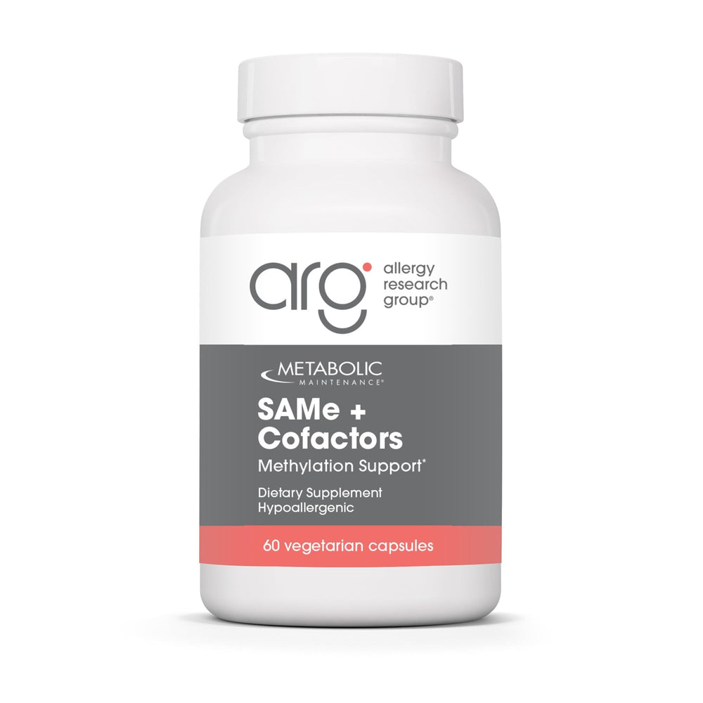 Metabolic Maintenance Same + Cofactors bottle front showing sleek packaging for mood support