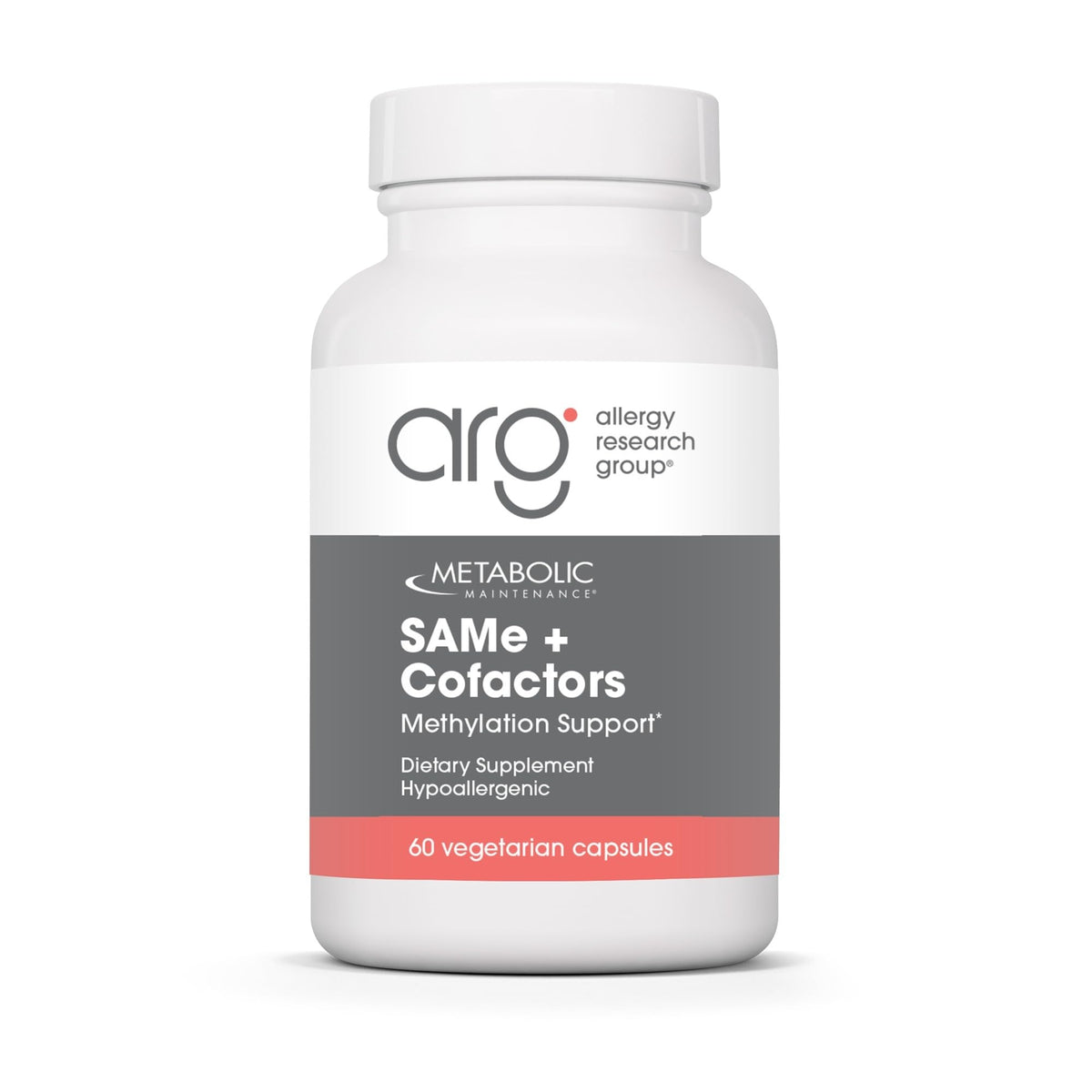Metabolic Maintenance Same + Cofactors bottle front showing sleek packaging for mood support