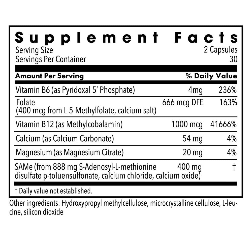Metabolic Maintenance Same Cofactors capsules closeup for easy daily use