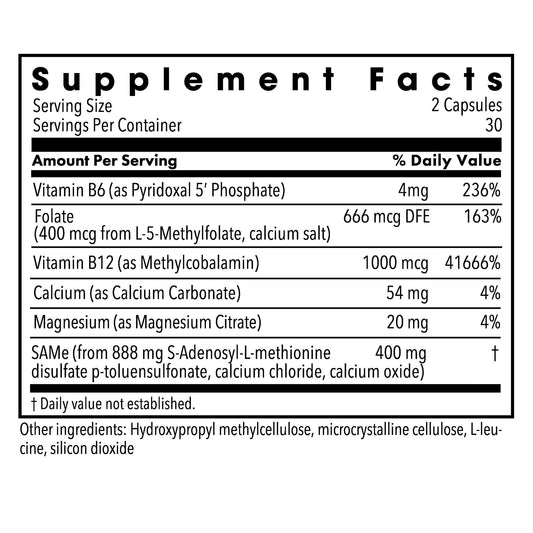 Metabolic Maintenance Same Cofactors capsules closeup for easy daily use