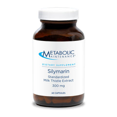 Metabolic Maintenance Silymarin 300 mg bottle front for liver support