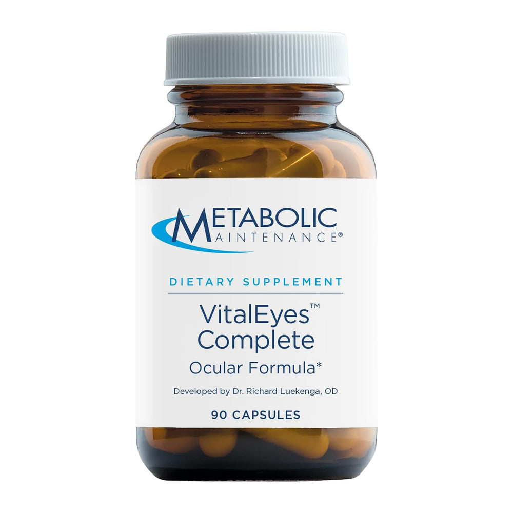 Metabolic Maintenance Vital Eyes Complete bottle front for daily eye support