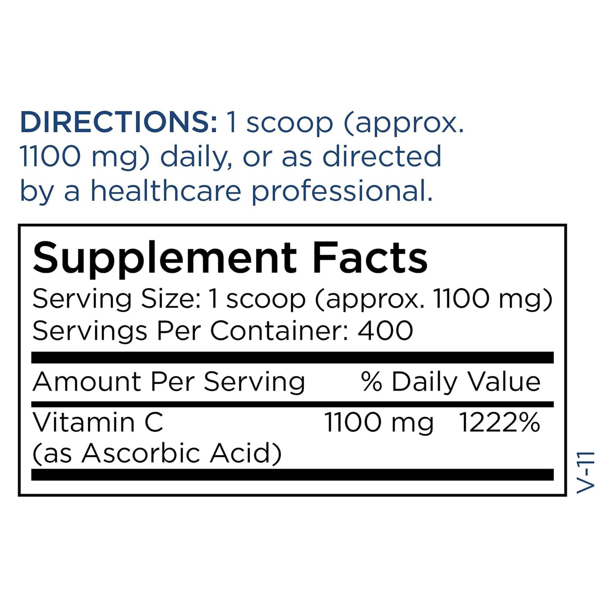 Product label emphasizes purity, potency, and third-party testing assurances.