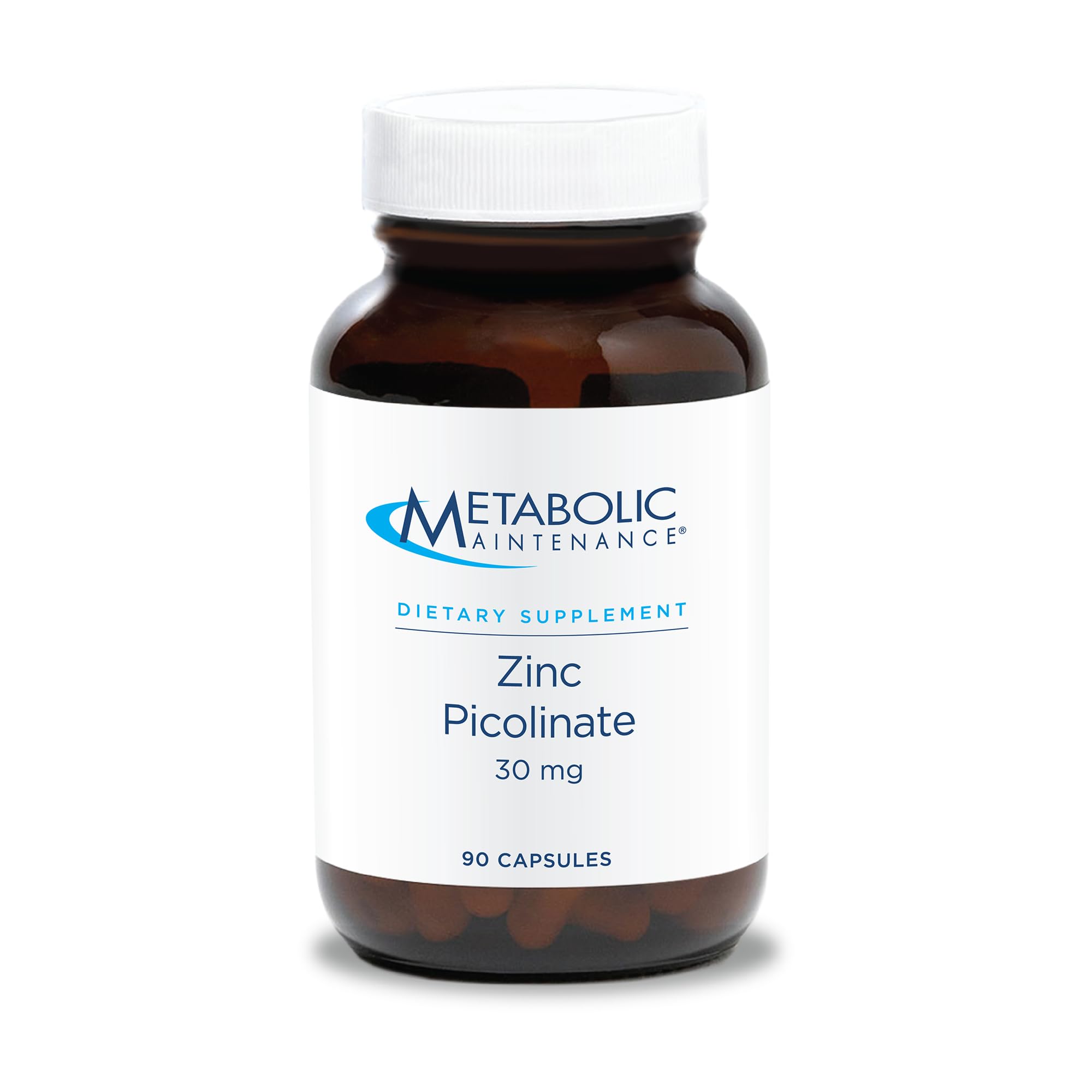 Metabolic Maintenance Zinc Picolinate bottle for daily immune-support routine