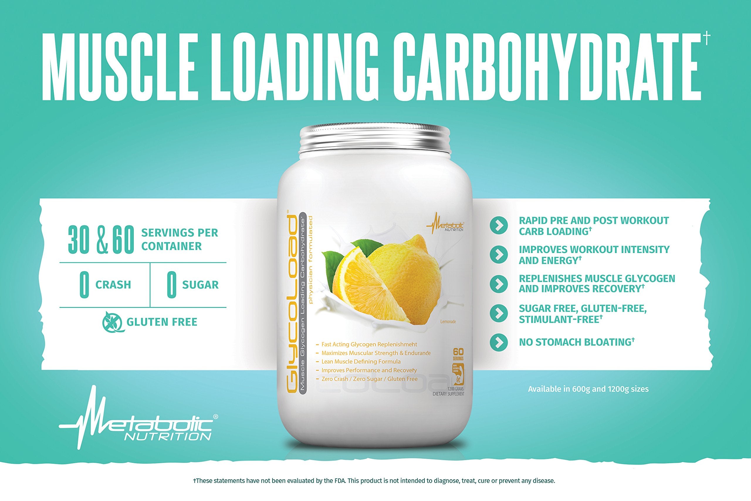 Metabolic Nutrition Glycoload package beside stopwatch hints training endurance support.