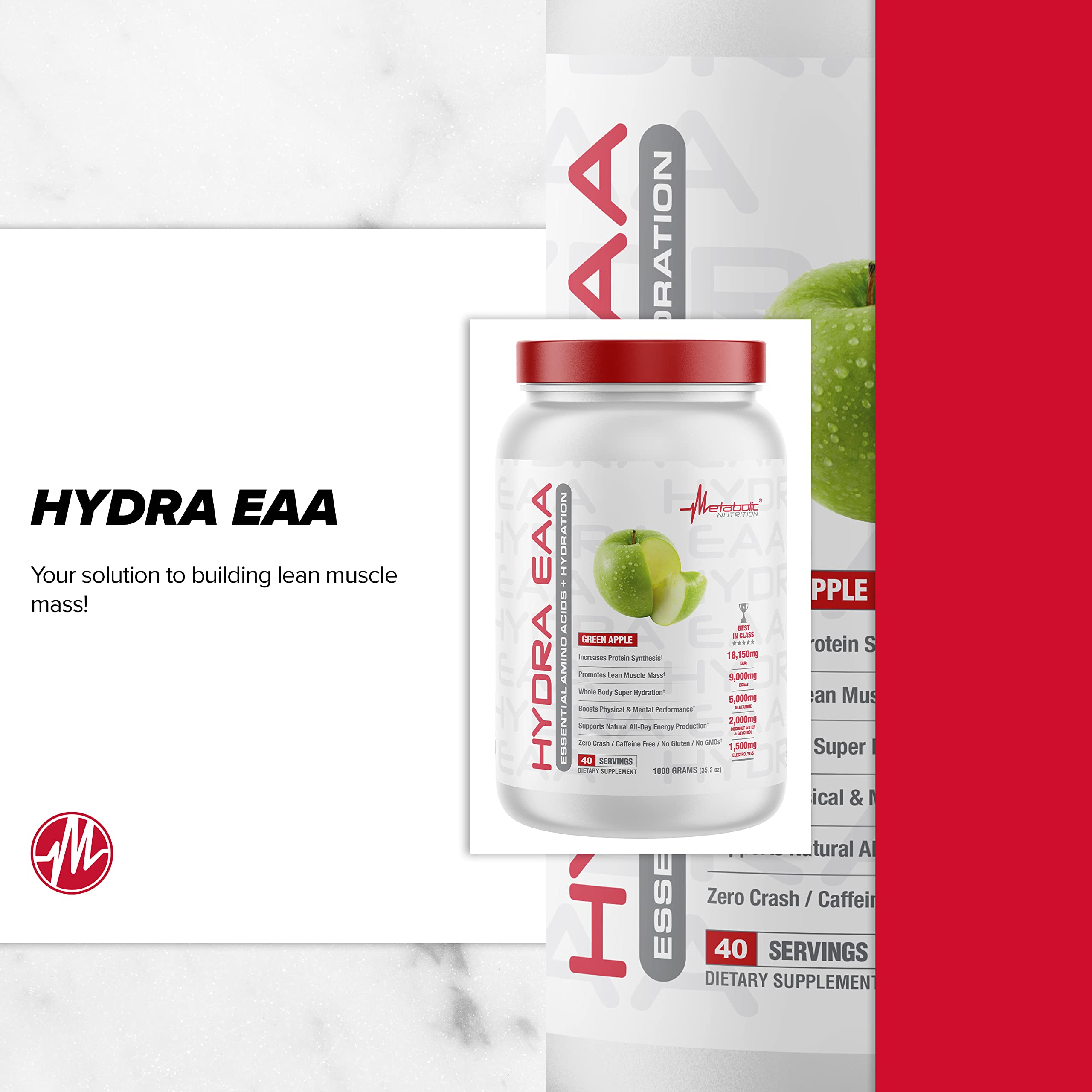 Metabolic Nutrition Hydra EAA gym bag essential for athletes