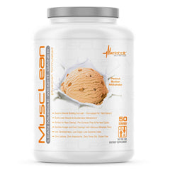 Metabolic Nutrition MuscLean packaging showcases keto-friendly protein for on-the-go nutrition.
