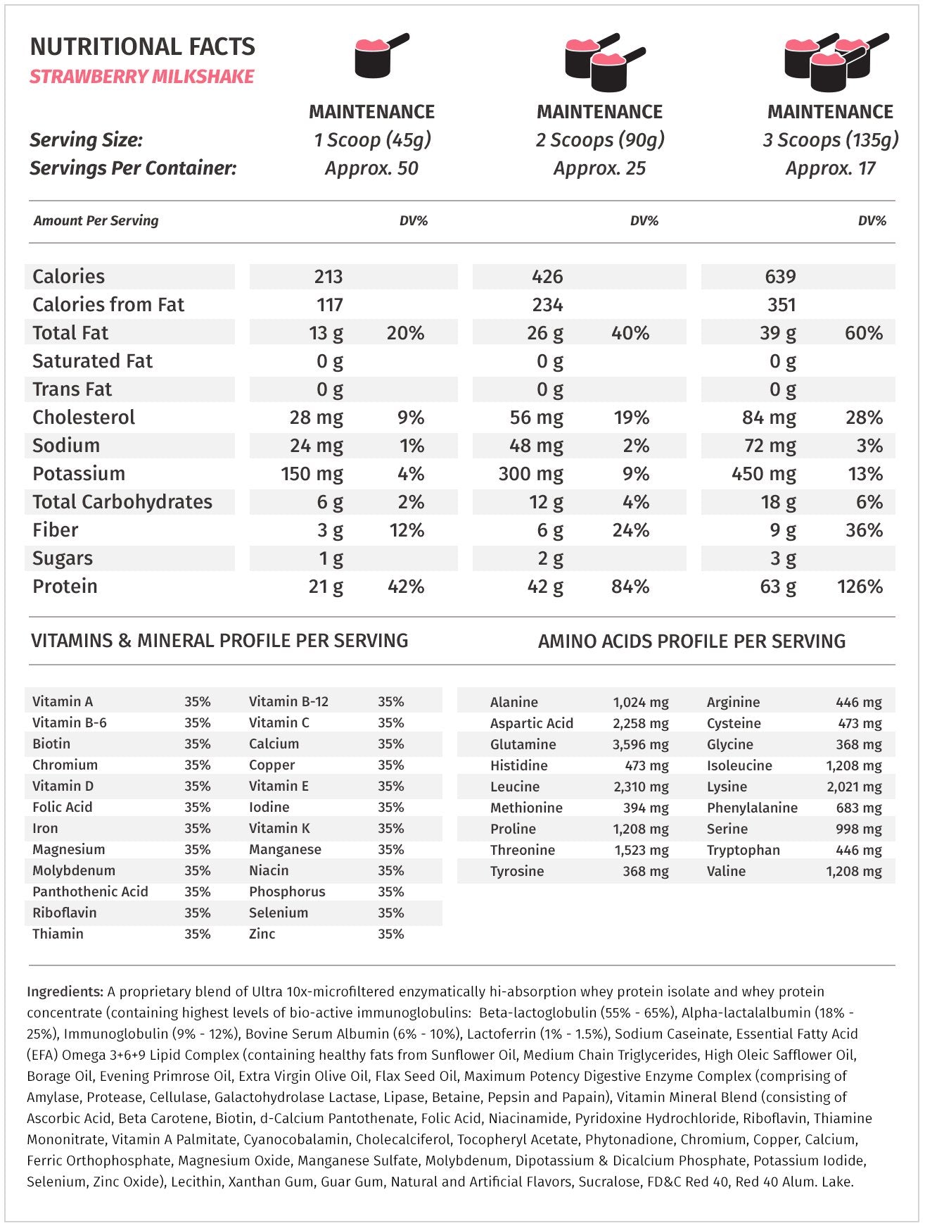 Metabolic Nutrition Musclean strawberry shake cup showing convenient on-the-go protein