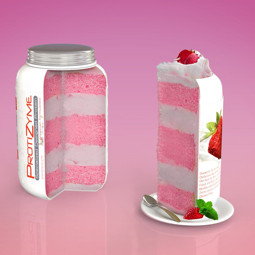 Protizyme pour shot demonstrates easy serving and fast absorption.