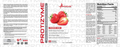 Protizyme scoop showing convenient serving for post-workout intake