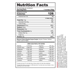 Metabolic Nutrition Protizyme Vanilla Cake whey powder in a jar for quick protein drinks
