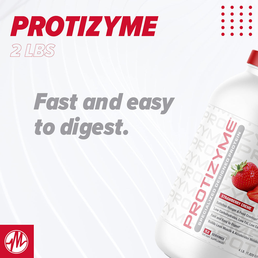 Protizyme flavors display with six tasty options for variety.