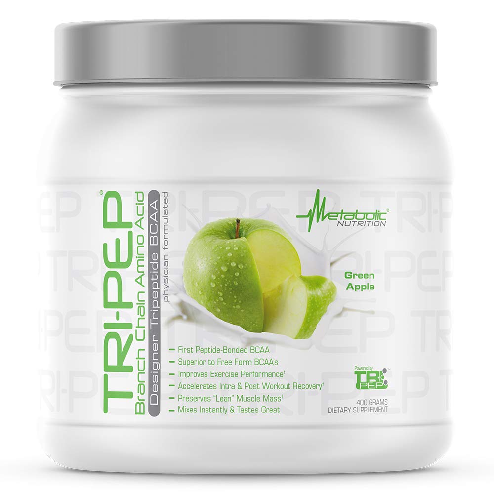 Metabolic Nutrition TRIPEP front label showing product name and flavor benefit