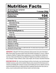 Metabolic Nutrition ISO PWDR scoop ready to mix with water or milk for quick shakes