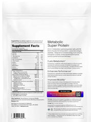 Metabolic Super Protein vanilla shake in a glass, perfect for post-workout recovery.