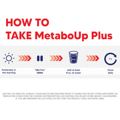 MetaboUP Plus bottle 60ct showcased as bundle companion