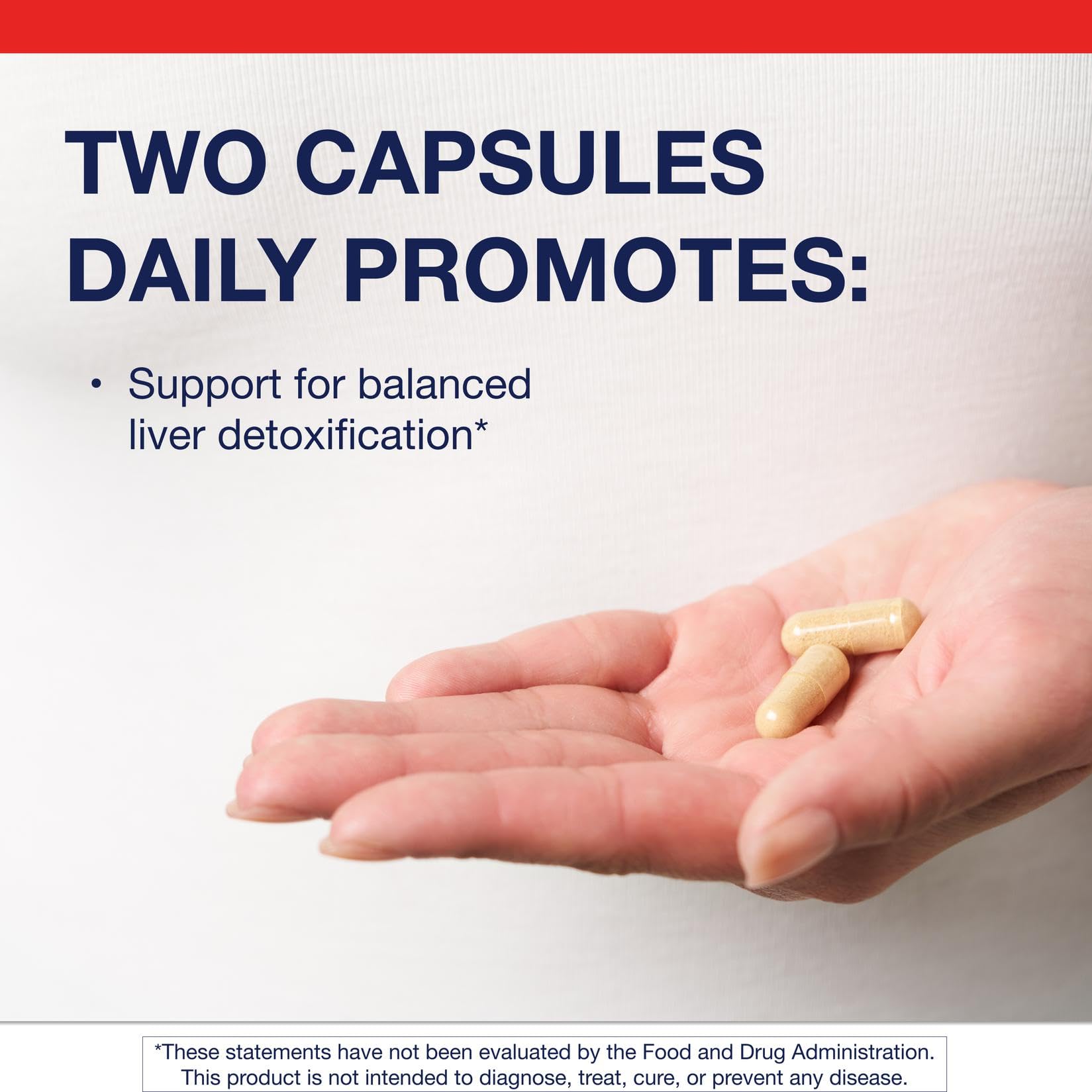 Metagenics AdvaClear bottle label highlighting key ingredients like B vitamins and zinc.