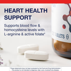 Metagenics Arginine Plus label shows 1.5 g L-arginine per serving