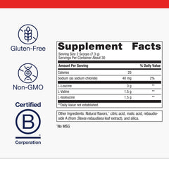 Metagenics BCAAs mixed drink highlights lean recovery after workouts