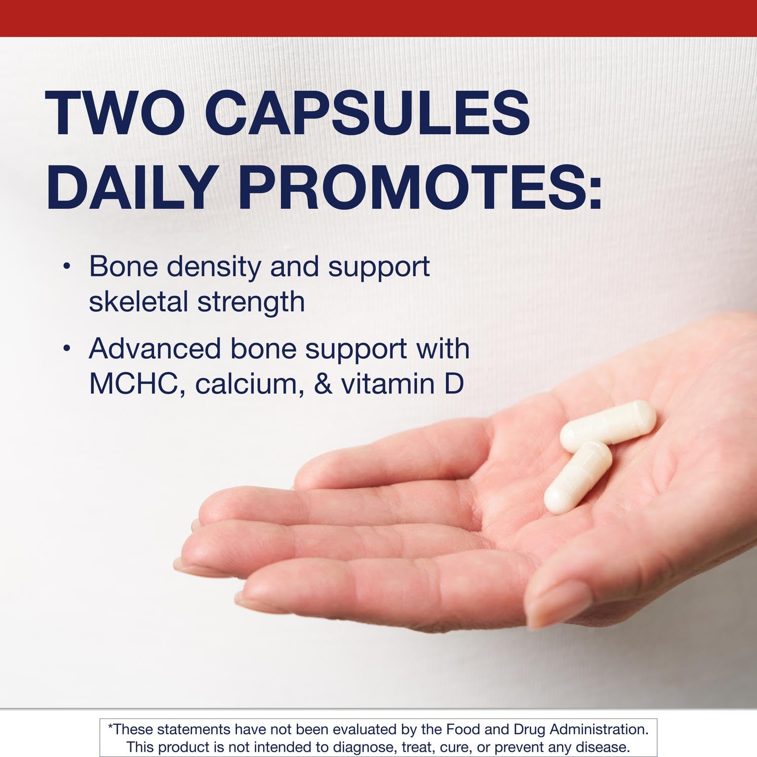 Metagenics Bone Builder Plus capsules ready for daily calcium and vitamin D3 support.