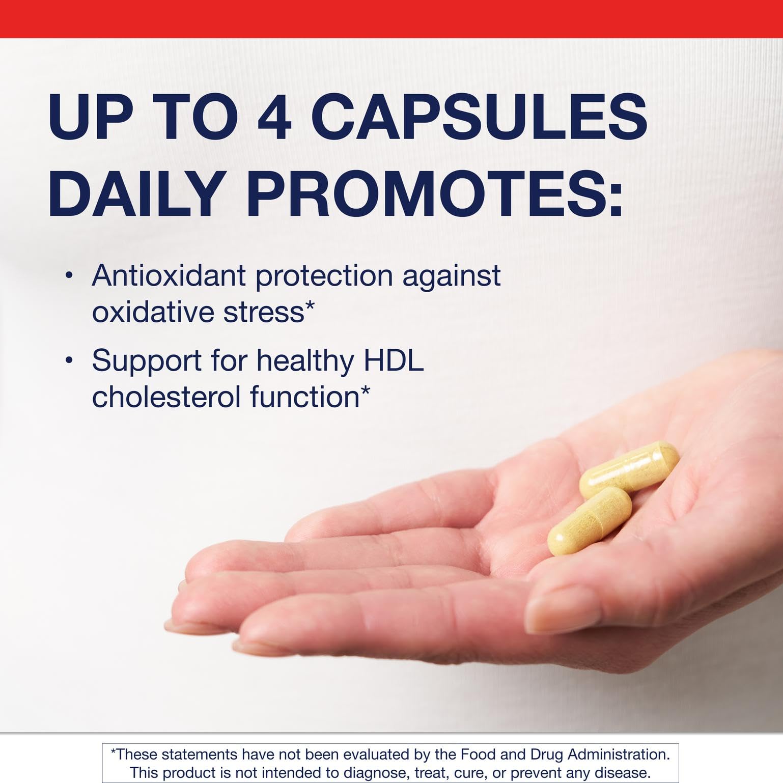 Metagenics CardioLux HDL capsules ready for daily cholesterol balance support.