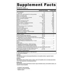 Metagenics Clear Change Daily Essentials label closeup highlights clean, non-GMO formulation for sensitive diets.