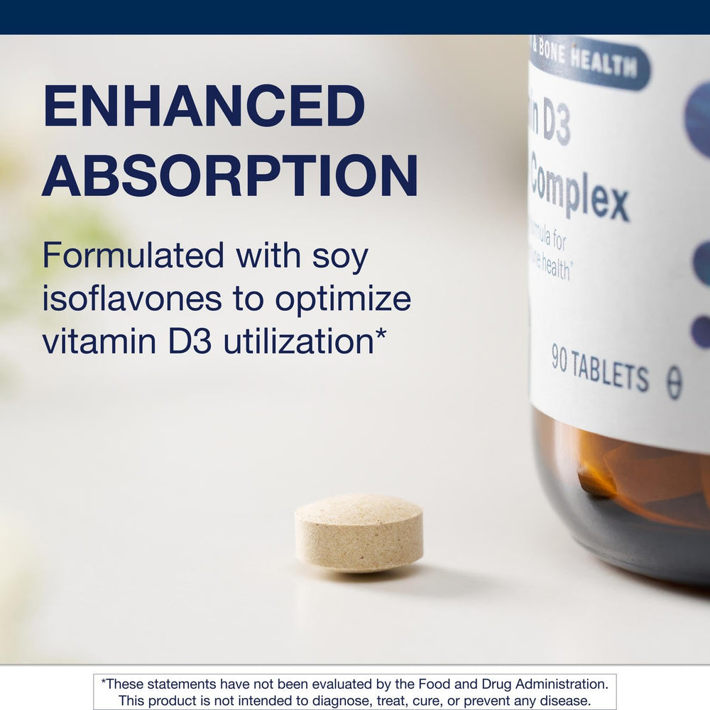 Metagenics D3 2000IU label on bottle communicates gluten-free and non-GMO quality