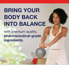 Two capsules serving image to convey easy daily routine.