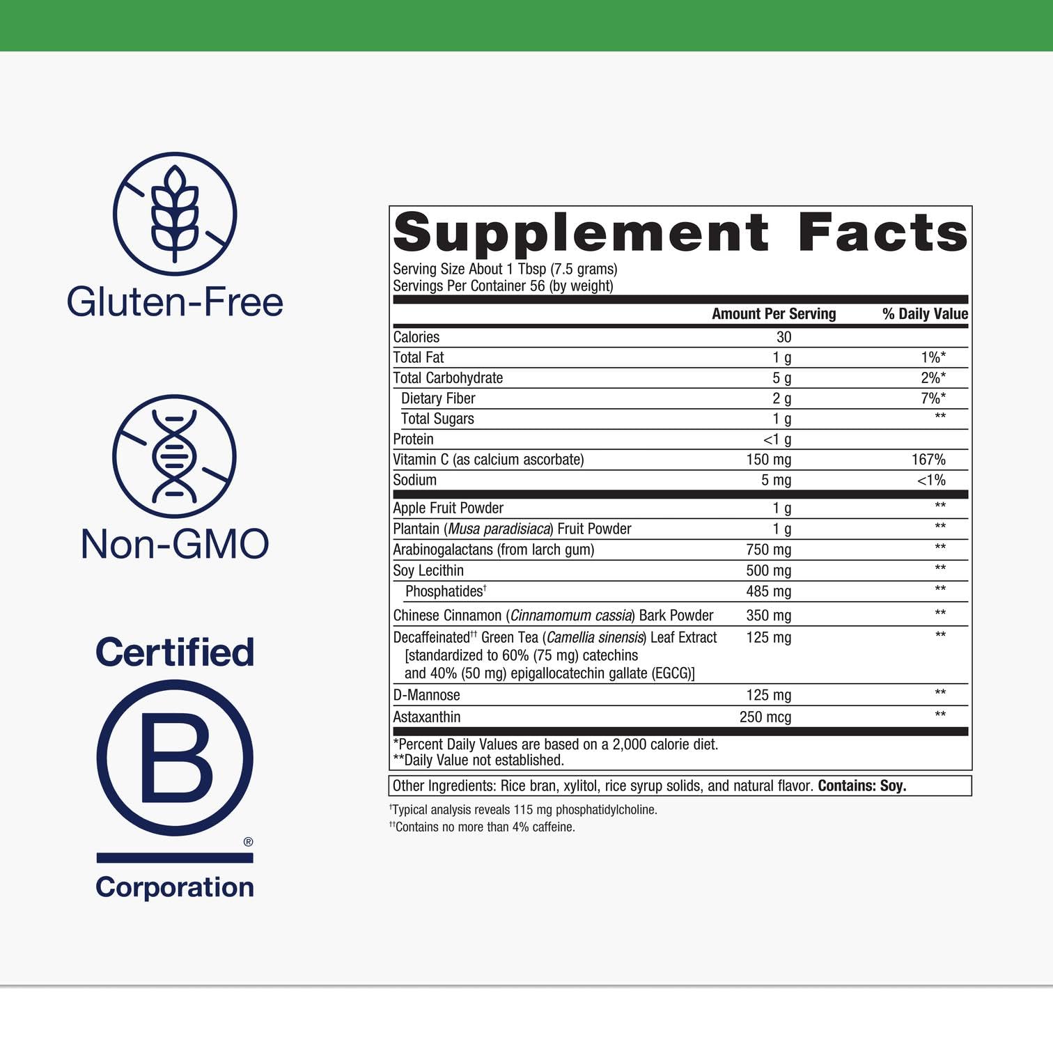 Metagenics G I Support powder scoop emphasizes convenient daily servings