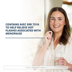 Metagenics HerWellness Estrovera glass of water ready to take